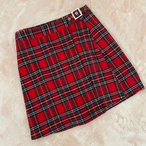 Brandy Melville Plaid Mini Skirt